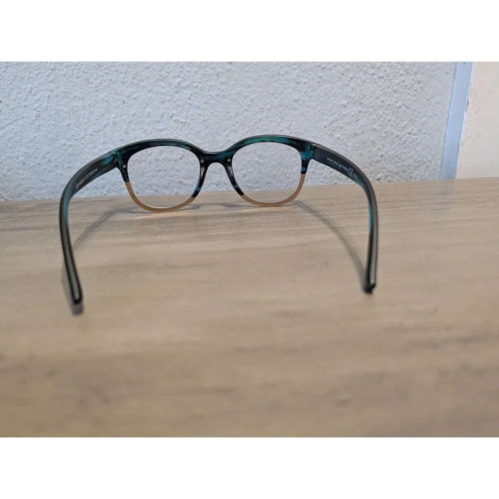 Peepers Georgia 3236 Green Teal Eyeglass Frames 1.75 Marking